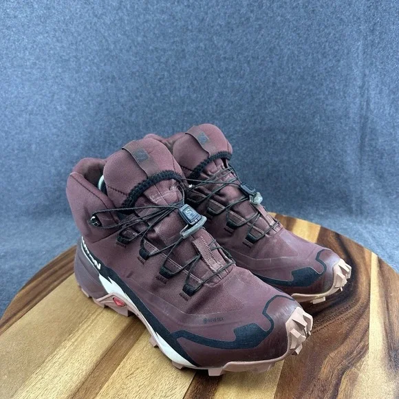 Salomon Cross Hike Mid GTX 2 Women's 9 Waterproof Hiking Shoes Bitter Chocolate - Picture 2 of 12